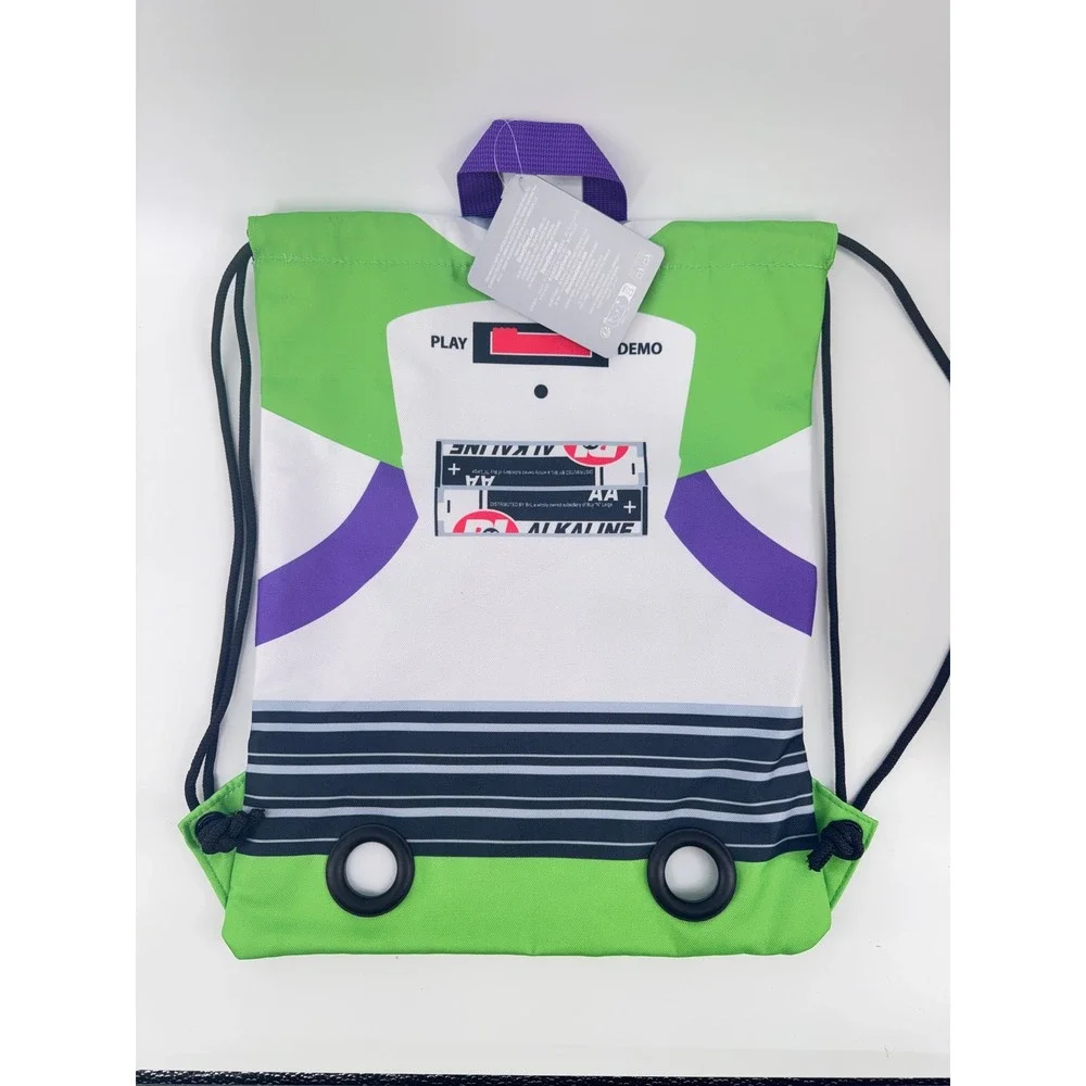 Disney Toy Story 5 Drawstring Bag NEW Backpack NWT Buzz Lightyear Cinch Sack DVC